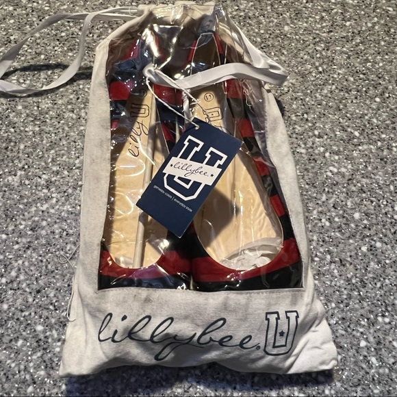 NWT size 11 Red and black  Lillybee flats - Picture 5 of 5